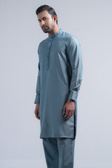 Regular Fit Embroidered Semi-Formal Kurta Set