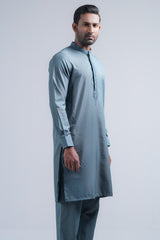 Regular Fit Embroidered Semi-Formal Kurta Set