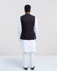 Regular Fit Embroidered Semi-Formal Waistcoat