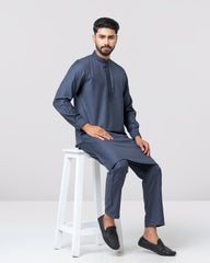Regular Fit Embroidered Formal Ethnic Kurta Set