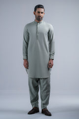 Regular Fit Embroidered Semi-Formal Kabli Set