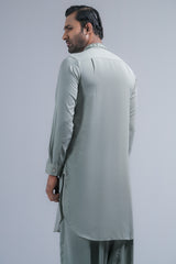 Regular Fit Embroidered Semi-Formal Kabli Set