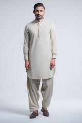 Regular Fit Embroidered Semi-Formal Kabli Set