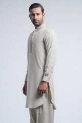 Regular Fit Embroidered Semi-Formal Kabli Set