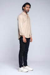 Regular Fit Solid Casual Cotton Shirt