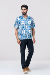 Relaxed Fit Printed Casual Shirt