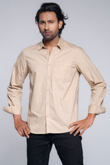 Regular Fit Solid Casual Cotton Shirt