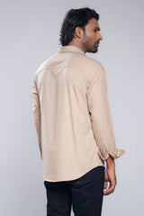 Regular Fit Solid Casual Cotton Shirt