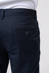 Regular Fit Solid Chinos
