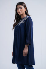 Smart Fit Embroidered Georgette Ethnic Kurti