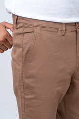 Regular Fit Solid Chinos