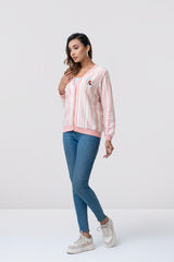 Regular Fit Yarn-Dyed Cardigan