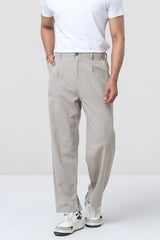 Straight Fit Fashion Trousers