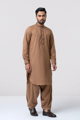 Regular Fit Embroidered Semi-Formal Kabli Set