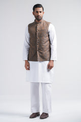 Regular Fit Cotton Semi-Formal Waistcoat