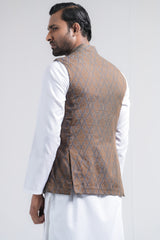 Regular Fit Cotton Semi-Formal Waistcoat