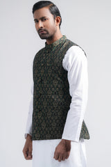 Regular Fit Cotton Semi-Formal Waistcoat