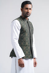 Regular Fit Cotton Semi-Formal Waistcoat