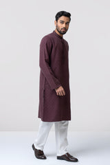 Regular Fit Embroidered Semi-Formal Panjabi