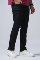 Straight Fit Black Jeans