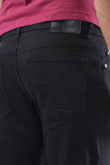 Straight Fit Black Jeans