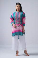 Digital Printed One Piece Lawn Kurta