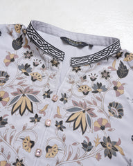 Smart Fit Embroidered Two-Piece Ethnic Set