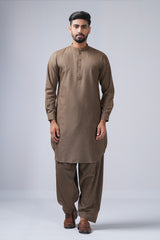 Regular Fit Embroidered Semi-Formal Kabli Set