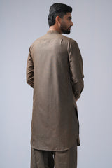 Regular Fit Embroidered Semi-Formal Kabli Set