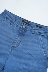 Wide-Leg High-Waist Denim