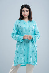 Relaxed Fit Embroidered Lawn Kurta