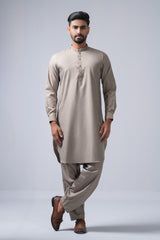 Regular Fit Embroidered Semi-Formal Kabli Set