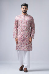 Slim Fit Printed Cotton Panjabi
