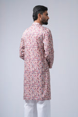 Slim Fit Printed Cotton Panjabi