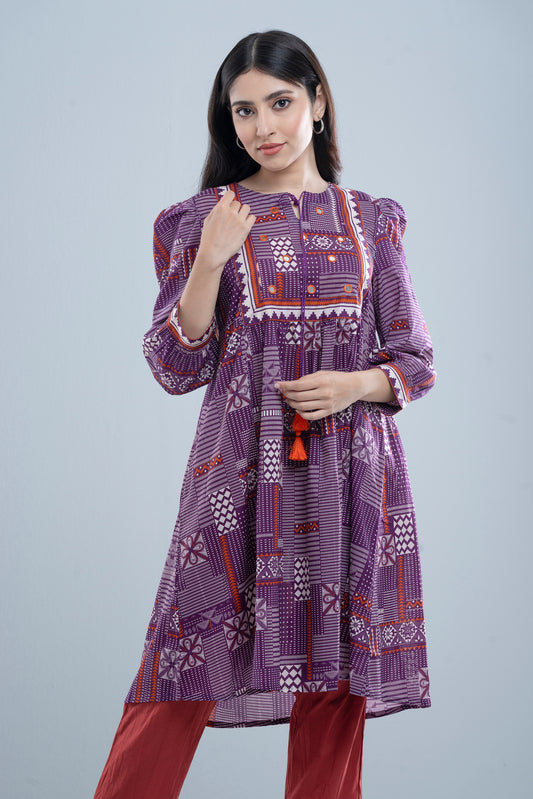 Smart Fit Digital Printed Lawn Kurta