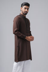 Regular Fit Cord-Embroidered Formal Panjabi