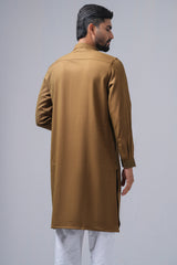 Regular Fit Cord-Embroidered Formal Panjabi