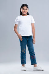 Princess Denim Bottom (6-8 Years)