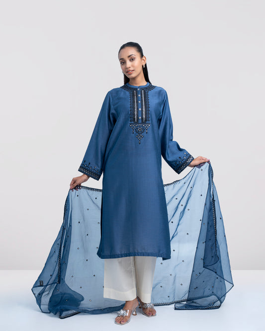 Relaxed Fit Semi-Formal Two-Piece Ethnic Set