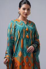 Digital Printed Two Piece Lawn Suit