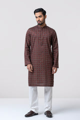 Regular Fit Printed Cotton Panjabi