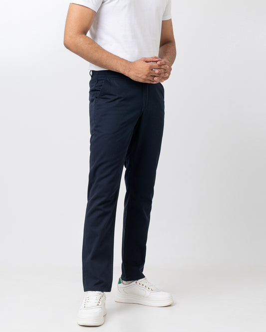 Regular Fit Solid Chinos