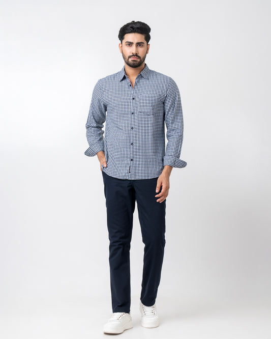 Regular Fit Check Casual Shirt
