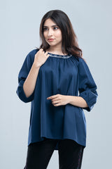 Relaxed Fit Embroidered Fashion Top