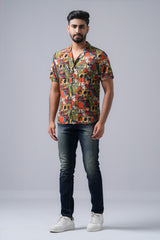 Regular Fit Printed Casual Shirt