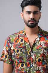 Regular Fit Printed Casual Shirt
