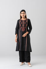 Smart Fit Pintuck-Detailed Palazzo - Mystika