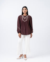 Embroidered Fashion Top - Mystika