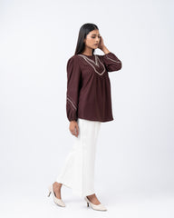 Embroidered Fashion Top - Mystika