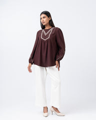 Embroidered Fashion Top - Mystika